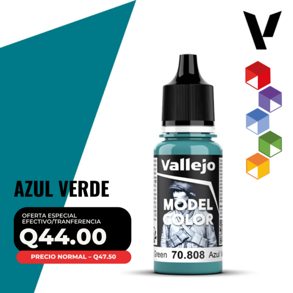 Vallejo Model Color - Azul Verde (70.808 - Pos. 69)