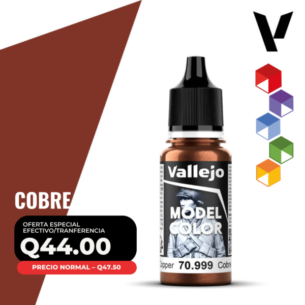 Vallejo Model Color - Cobre (70.999 - Pos. 203)