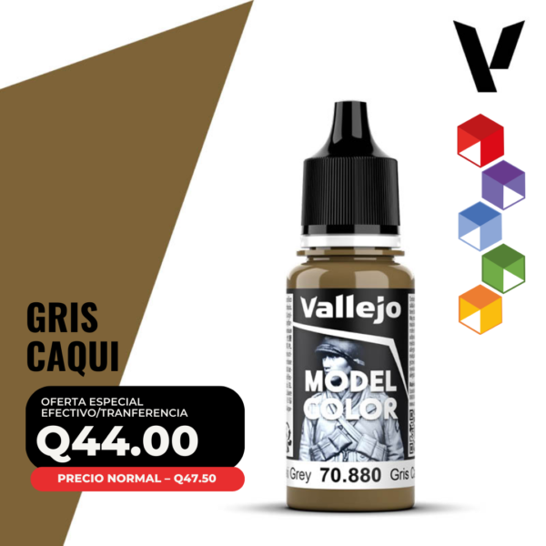 Vallejo Model Color - Gris Caqui (70.880 - Pos. 134)