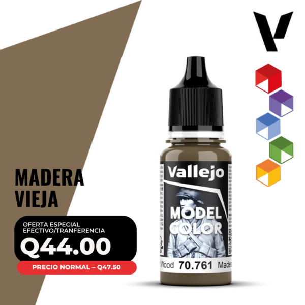 Vallejo Model Color - Madera Vieja (70.761 - Pos. 139)