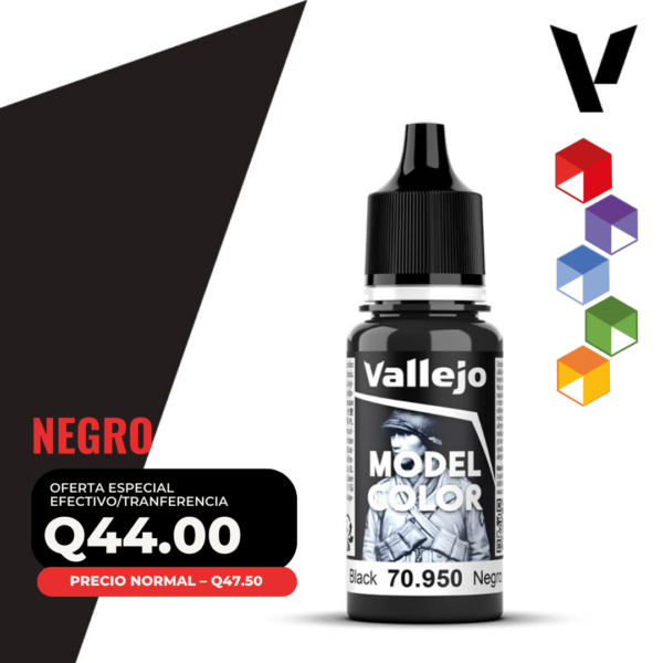 Vallejo Model Color - Negro (70.950 - Pos. 191)