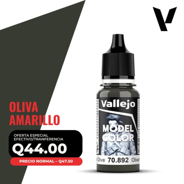 Vallejo Model Color - Oliva Amarillo (70.892 - Pos. 101)