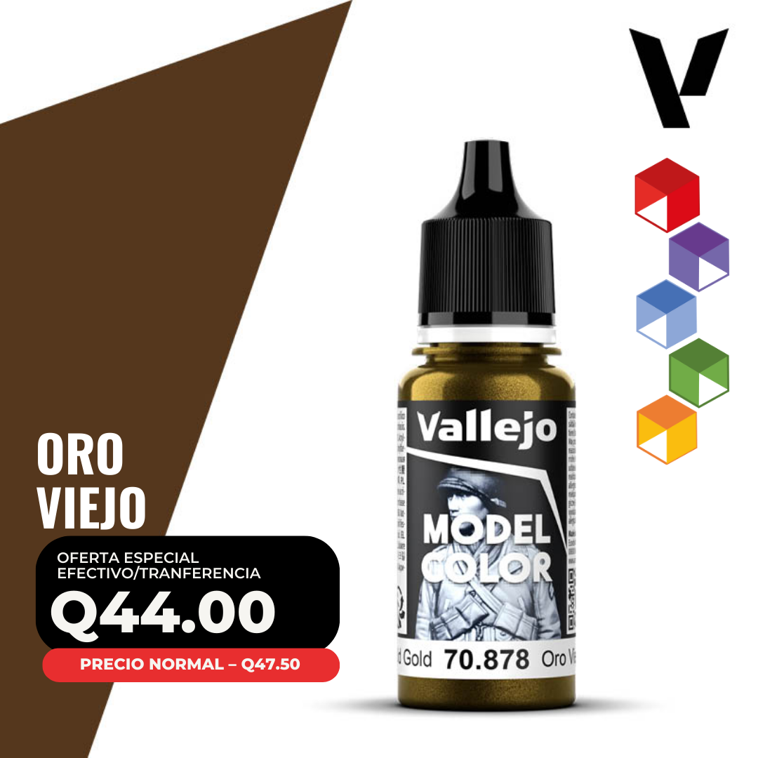 Vallejo Model Color - Oro Viejo (70.878 - Pos. 200) Vallejo Model Color - Oro Viejo (70.878 - Pos. 200)