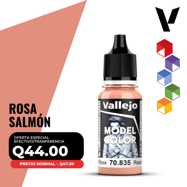 Vallejo Model Color - Rosa Salmón (70.835 - Pos. 7)