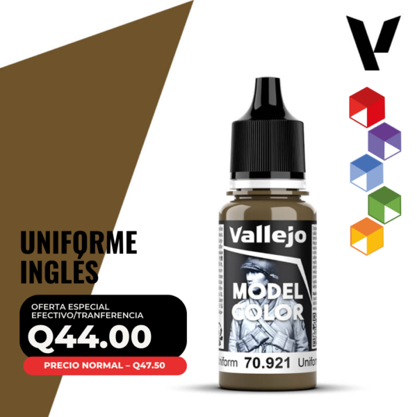 Vallejo Model Color - Uniforme Inglés (70.921 - Pos. 128)
