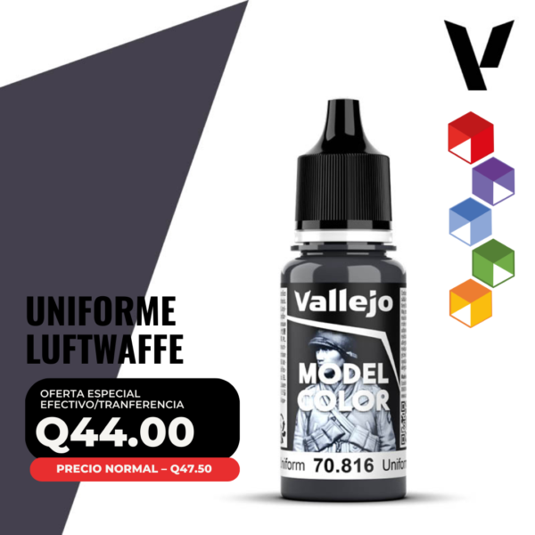 Vallejo Model Color - Uniforme Luftwaffe (70.816 - Pos. 174)