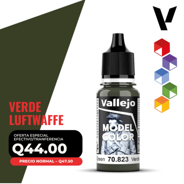 Vallejo Model Color - Verde Luftwaffe (70.823 - Pos. 95)