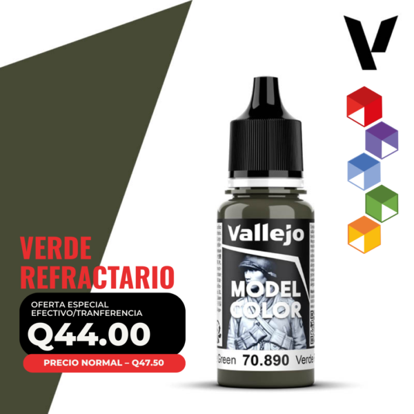Vallejo Model Color - Verde Refractario (70.890 - Pos. 106)