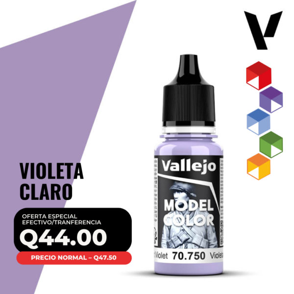 Vallejo Model Color - Violeta Claro (70.750 - Pos. 50)