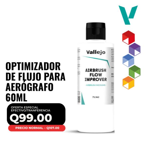 Vallejo - Optimizador de Flujo para Aerógrafo 60ml
