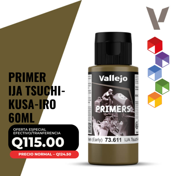 Vallejo Primer - IJA Tsuchi-Kusa-IRO (73.611 - Pos. 12) 60 ml