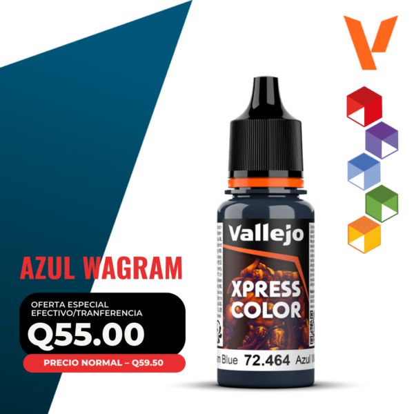 Vallejo Xpress Color - Azul Wagram (72.464 - Pos. 176)