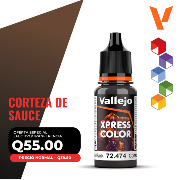 Vallejo Xpress Color - Corteza de Sauce (72.474 - Pos. 186)