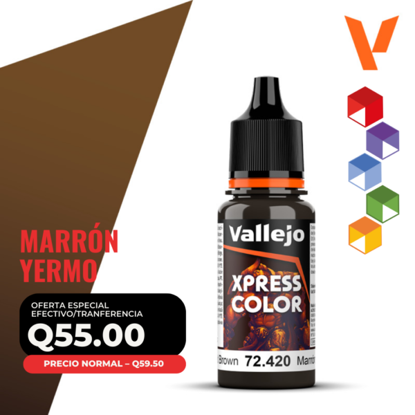 Vallejo Xpress Color - Marrón Yermo (72.420 - Pos. 156)