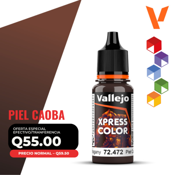 Vallejo Xpress Color - Piel Caoba (72.472 - Pos. 184)