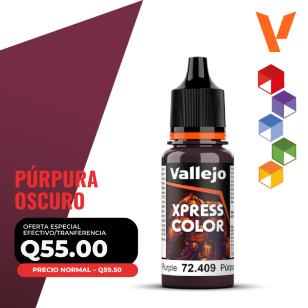 Vallejo Xpress Color - Púrpura Oscuro (72.409 - Pos. 145)