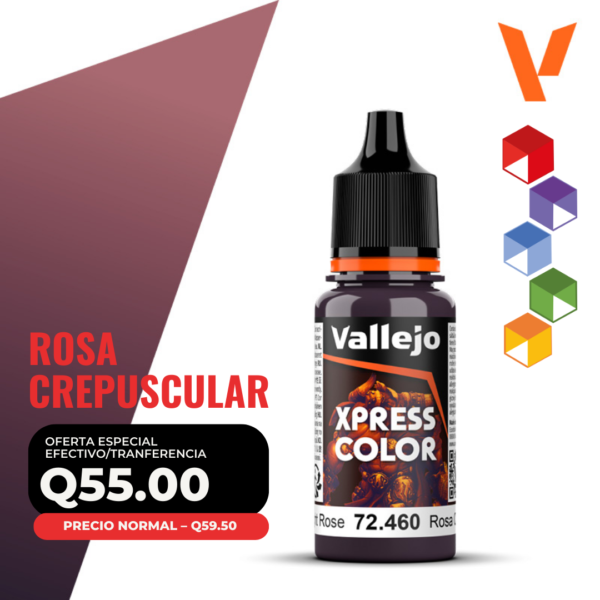 Vallejo Xpress Color - Rosa Crepuscular (72.460 - Pos. 172)