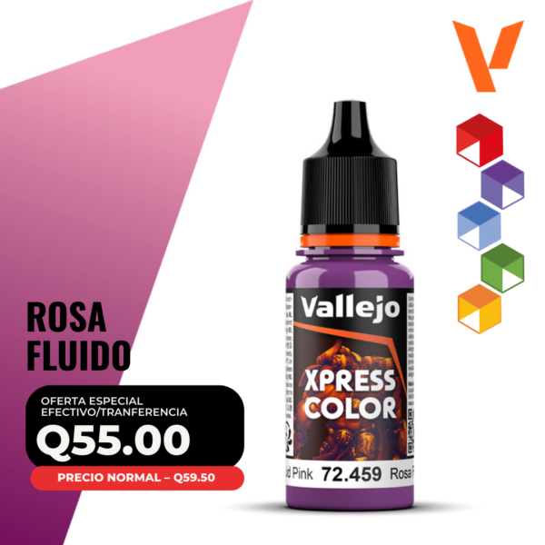Vallejo Xpress Color - Rosa Fluido (72.459 - Pos. 171)