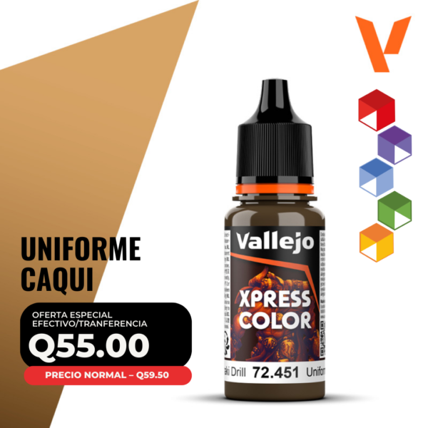 Vallejo Xpress Color - Uniforme Caqui (72.451 - Pos. 163)