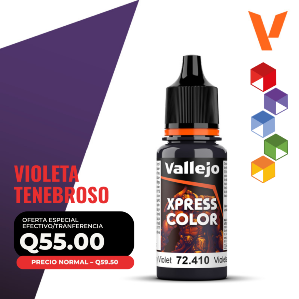 Vallejo Xpress Color - Violeta Tenebroso (72.410 - Pos. 146)