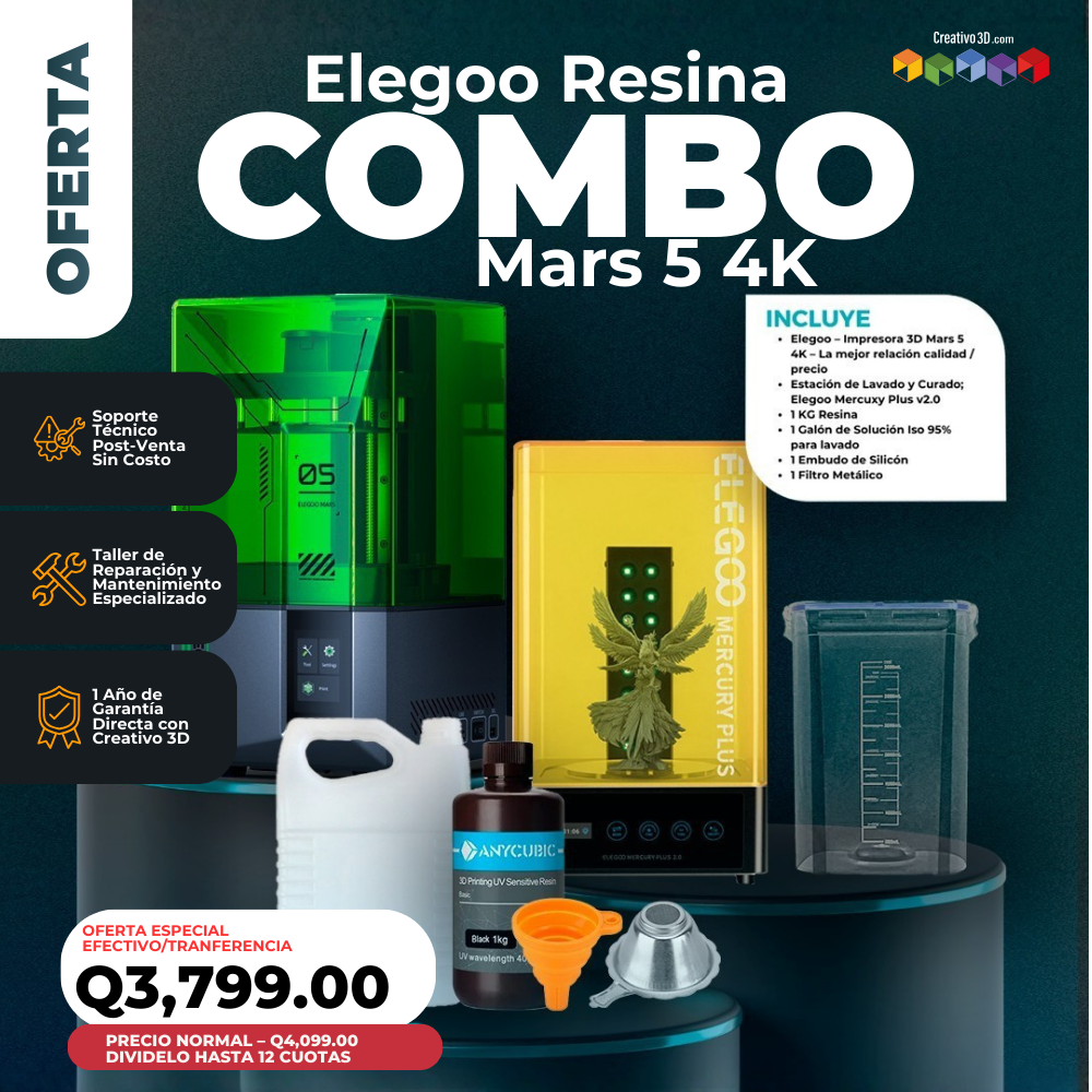 Impresoras 3D de Resina Elegoo en OFERTA - Creativo 3D