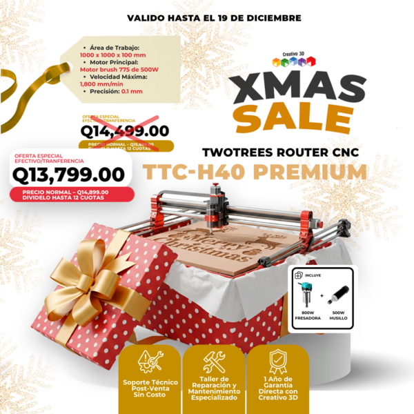 oferta ROUTER CNC TTCH40 XMAS SALE OFERTA