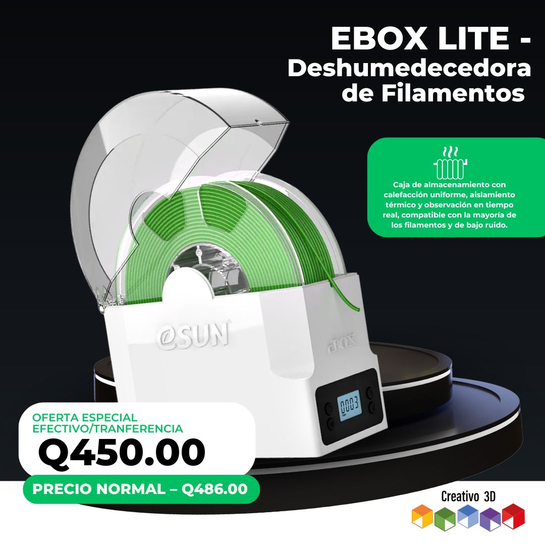 eBox LITE - Deshumedecedora de Filamento eBox LITE - Deshumedecedora de Filamento